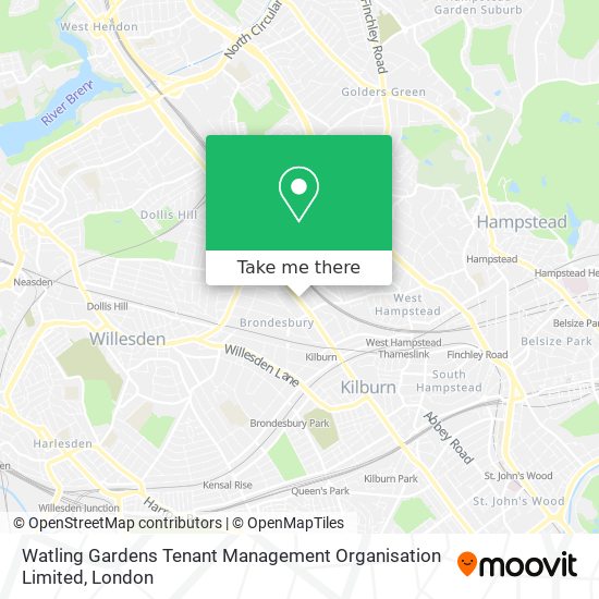 Watling Gardens Tenant Management Organisation Limited map