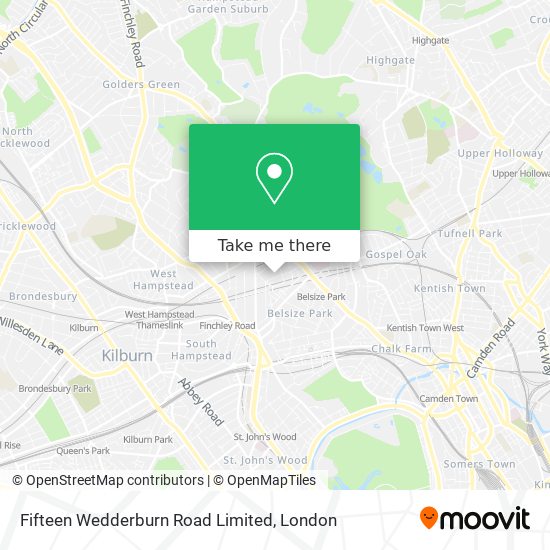 Fifteen Wedderburn Road Limited map