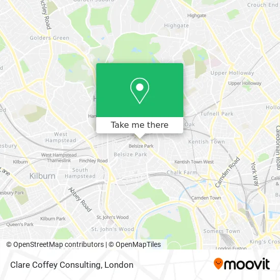 Clare Coffey Consulting map