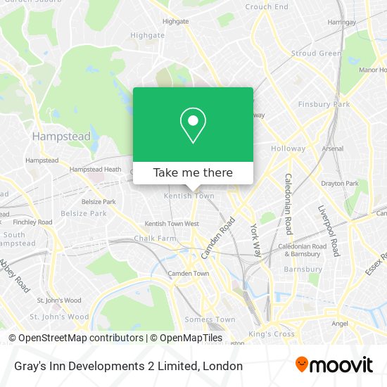 Gray's Inn Developments 2 Limited map