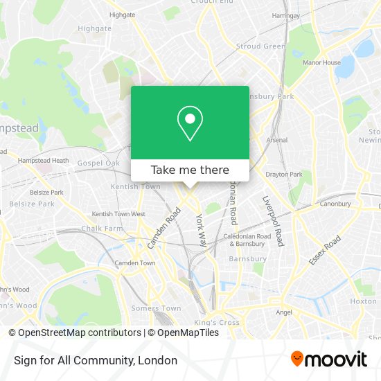 Sign for All Community map