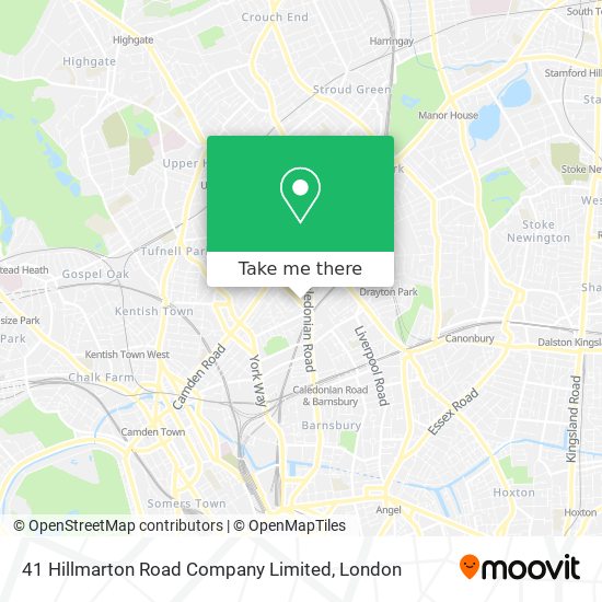 41 Hillmarton Road Company Limited map