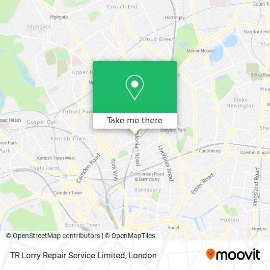 TR Lorry Repair Service Limited map