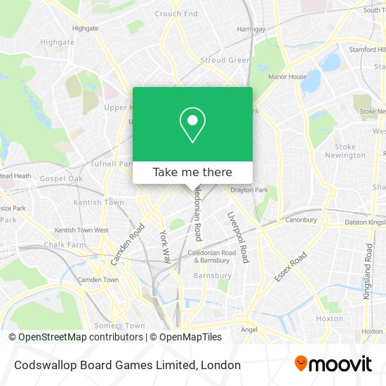 Codswallop Board Games Limited map