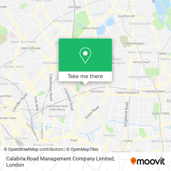 Calabria Road Management Company Limited map