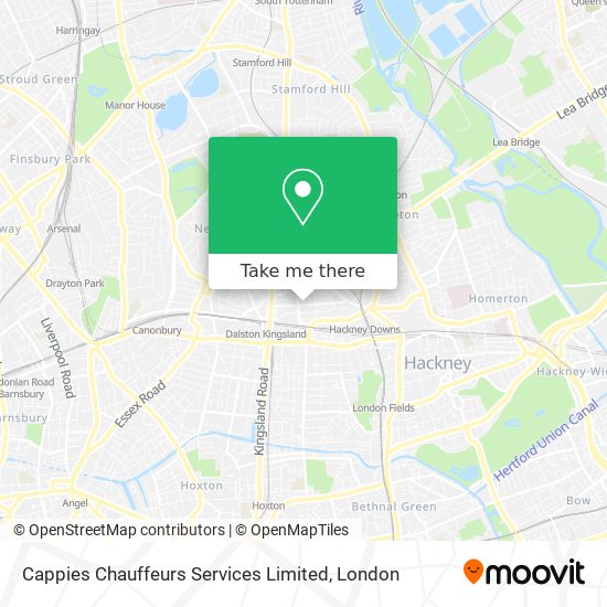 Cappies Chauffeurs Services Limited map