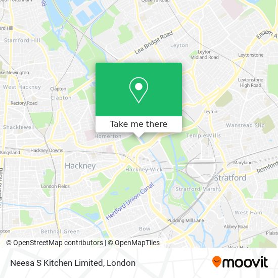Neesa S Kitchen Limited map