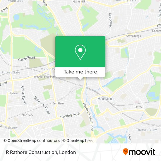 R Rathore Construction map