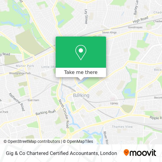 Gig & Co Chartered Certified Accountants map