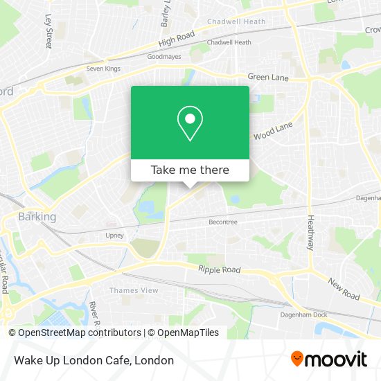 Wake Up London Cafe map