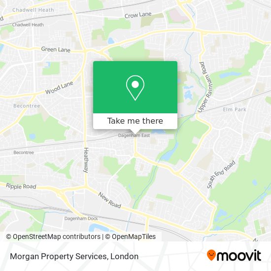 Morgan Property Services map