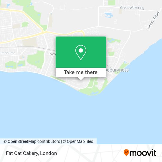 Fat Cat Cakery map