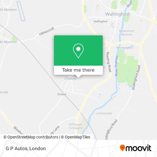 G P Autos map