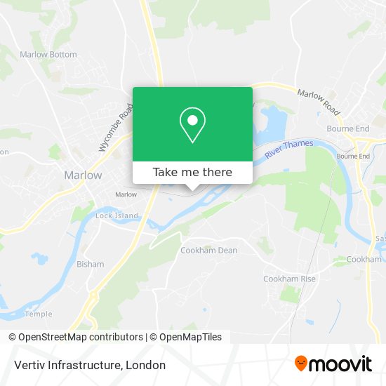 Vertiv Infrastructure map