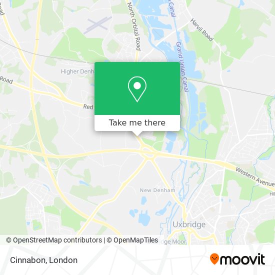 Cinnabon map