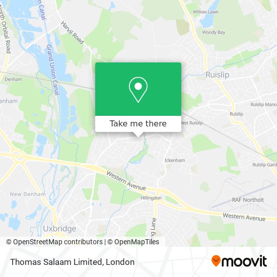 Thomas Salaam Limited map