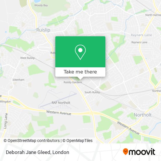 Deborah Jane Gleed map