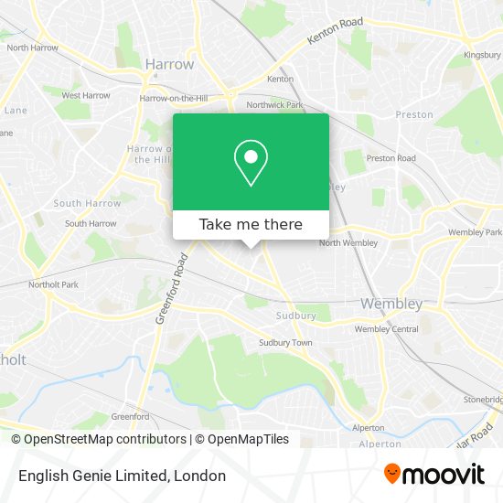 English Genie Limited map