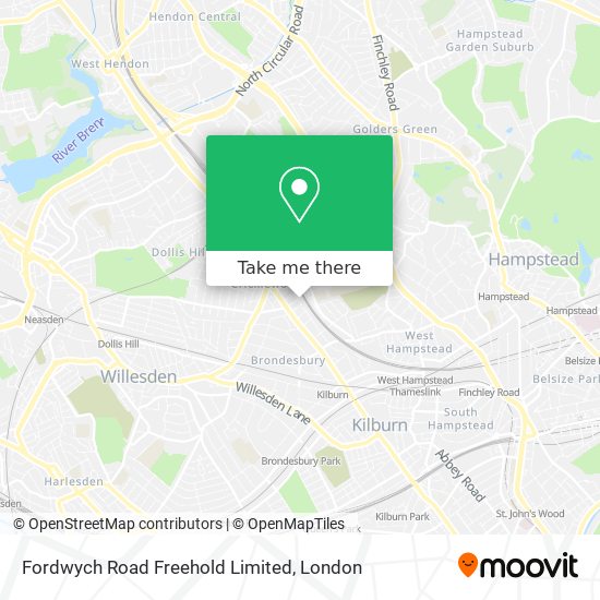 Fordwych Road Freehold Limited map