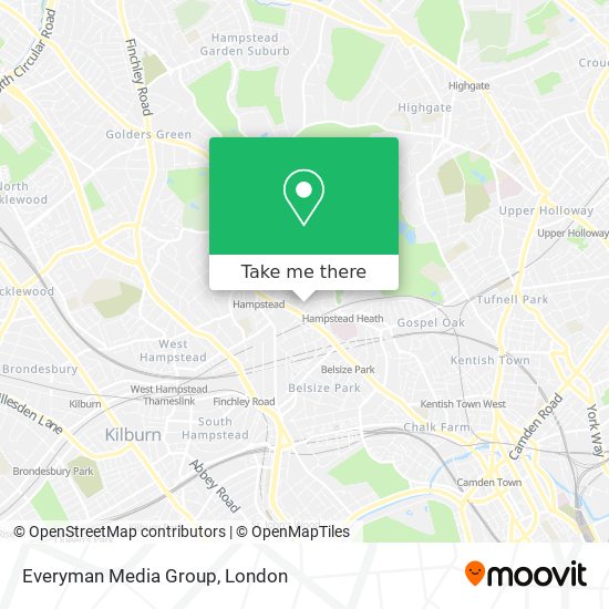 Everyman Media Group map