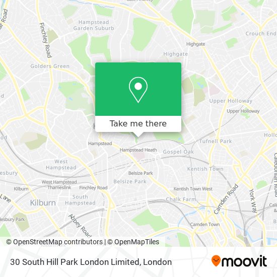 30 South Hill Park London Limited map