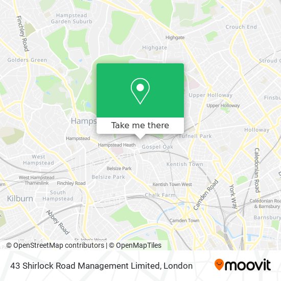 43 Shirlock Road Management Limited map