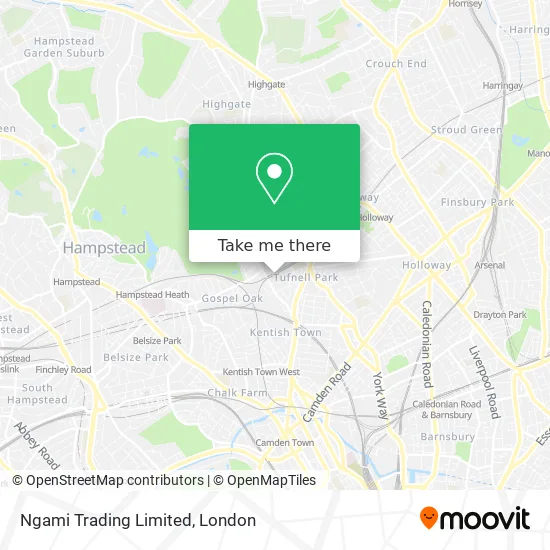 Ngami Trading Limited map