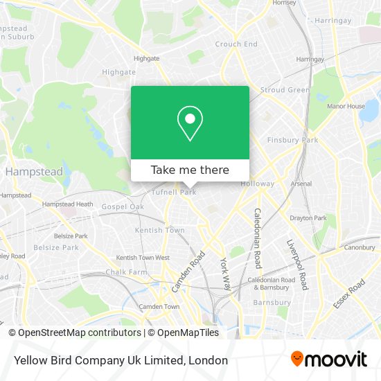 Yellow Bird Company Uk Limited map
