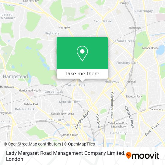 Lady Margaret Road Management Company Limited map