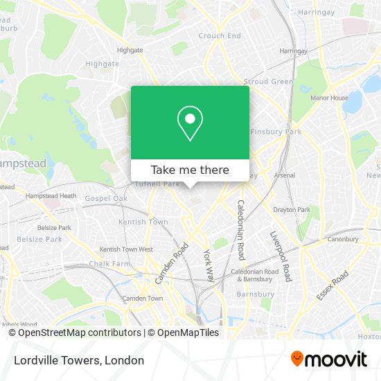 Lordville Towers map