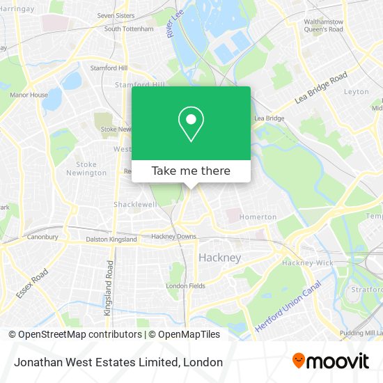 Jonathan West Estates Limited map
