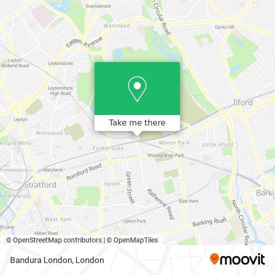 Bandura London map