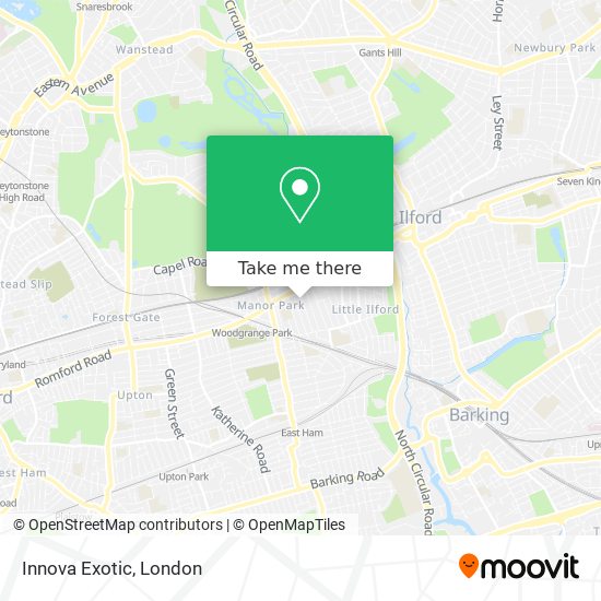Innova Exotic map