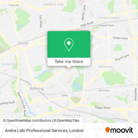 Andre Labi Professional Services map