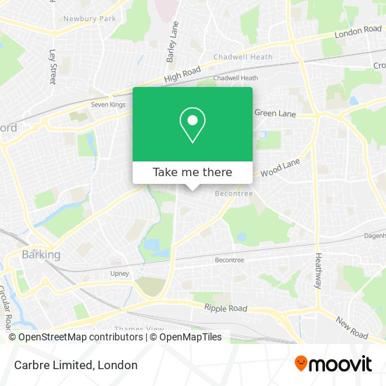 Carbre Limited map