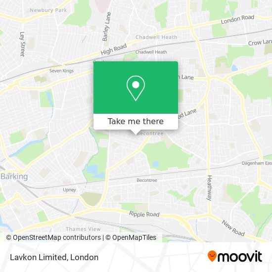 Lavkon Limited map