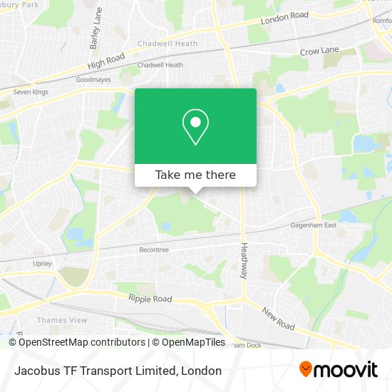 Jacobus TF Transport Limited map