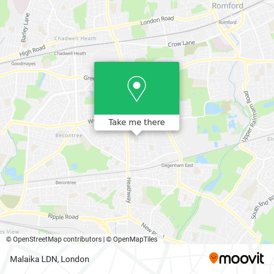 Malaika LDN map