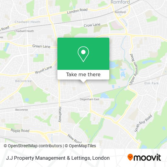 J.J Property Management & Lettings map