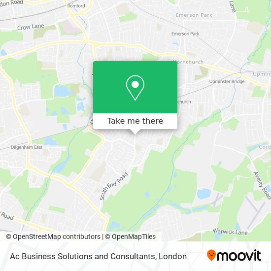 Ac Business Solutions and Consultants map