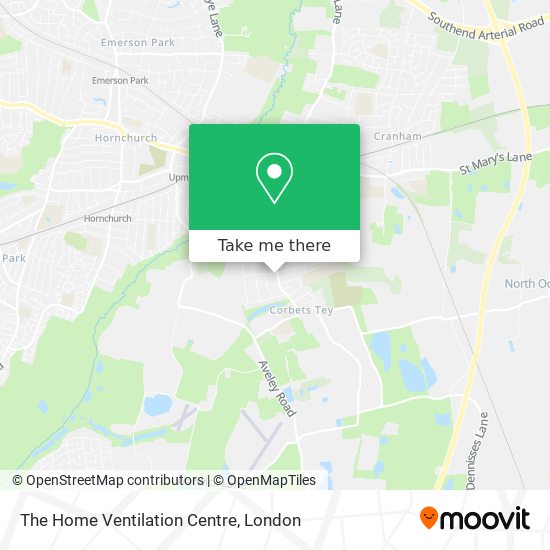 The Home Ventilation Centre map