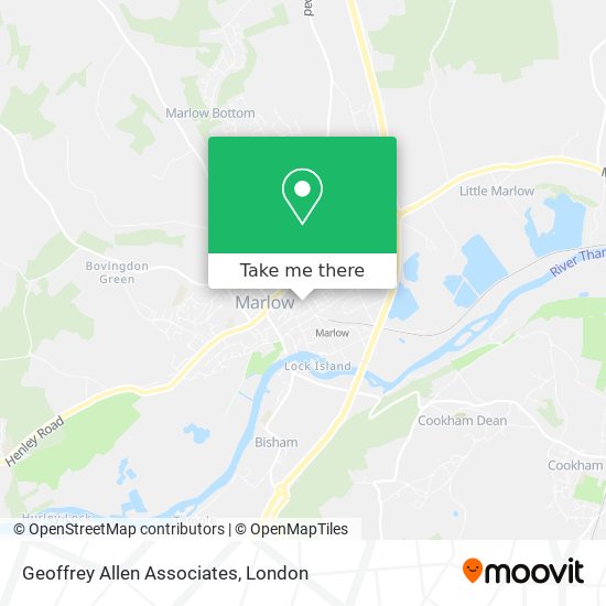 Geoffrey Allen Associates map