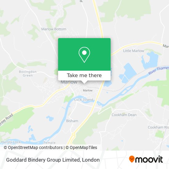 Goddard Bindery Group Limited map