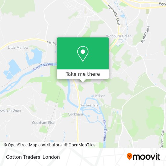 Cotton Traders map