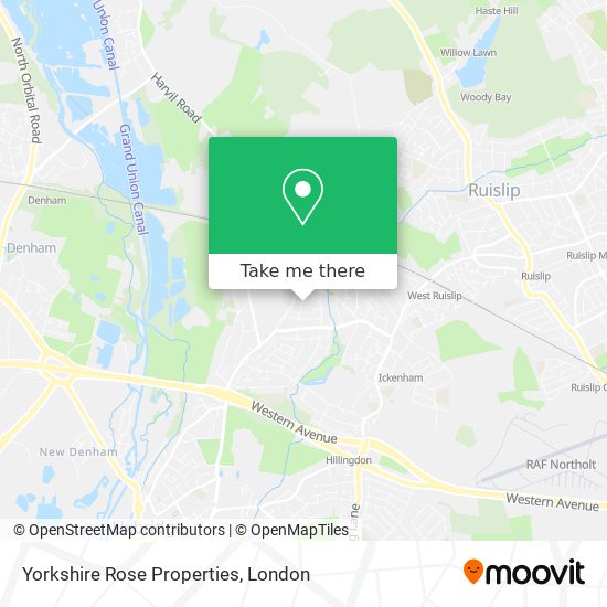 Yorkshire Rose Properties map