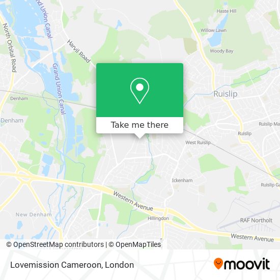 Lovemission Cameroon map