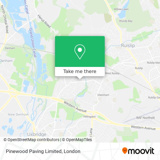 Pinewood Paving Limited map