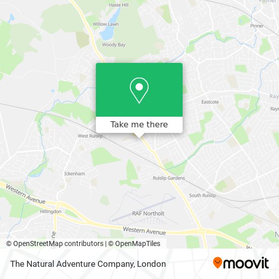The Natural Adventure Company map
