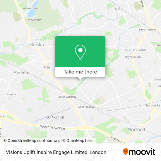 Visions Uplift Inspire Engage Limited map