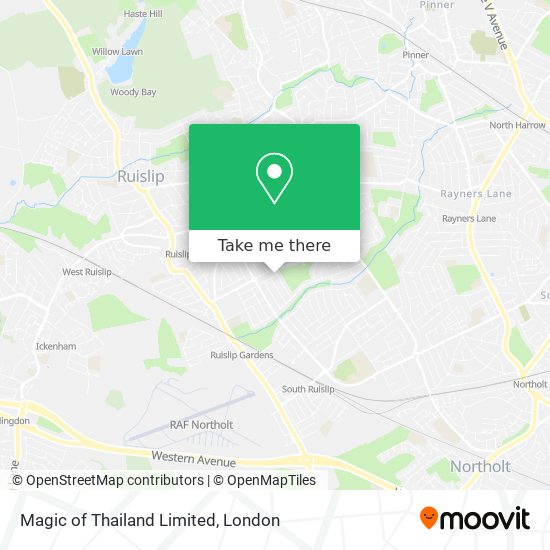 Magic of Thailand Limited map